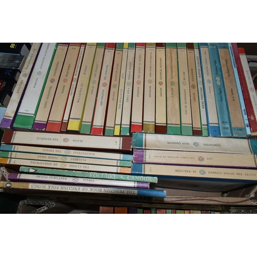 432 - EIGHT BOXES OF BOOKS containing approximately 195 miscellaneous title in hardback and paperback form... 