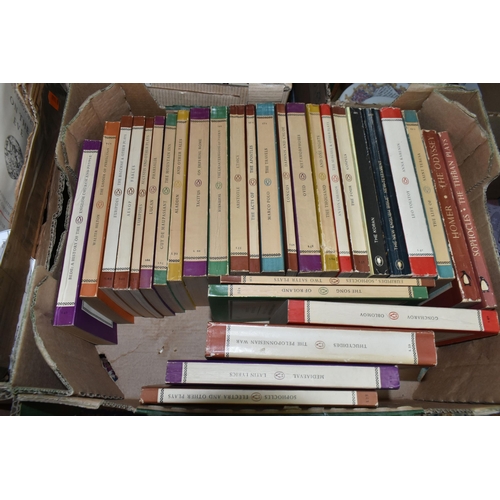 432 - EIGHT BOXES OF BOOKS containing approximately 195 miscellaneous title in hardback and paperback form... 