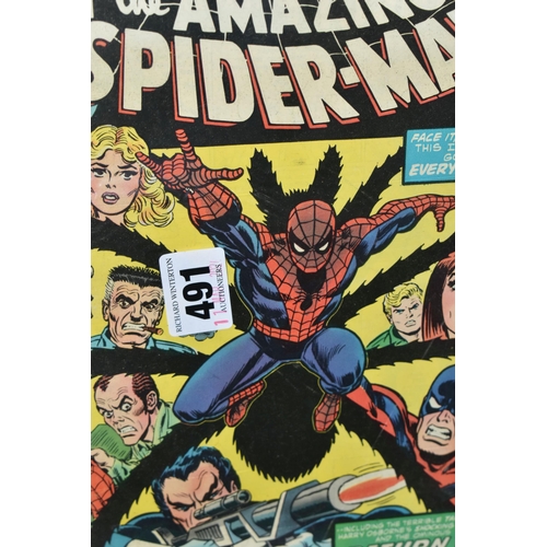 491 - AMAZING SPIDER-MAN No. 135, second appearance of The Punisher, front cover has some minor creases