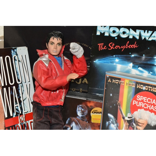 509 - MICHAEL JACKSON INTEREST: a box containing a Heal The World special poster bag edition single, with ... 