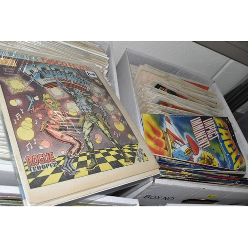 514 - OVER ONE THOUSAND COMICS AND MAGAZINES, including The Amazing Spider-Man, X-Men, Thor, Iron Man, Cap... 