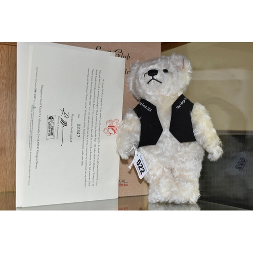 522 - A BOXED STEIFF LIMITED EDITION 'STEIFF CLUB EVENT TEDDY BEAR 2002', no.420337, limited edition no.23... 