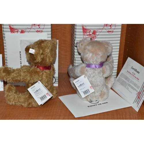 585 - THREE BOXED STEIFF LIMITED EDITION 'BEAR OF THE YEAR' FOR 2020, 2021 AND 2022, EXCLUSIVE TO DANBURY ... 