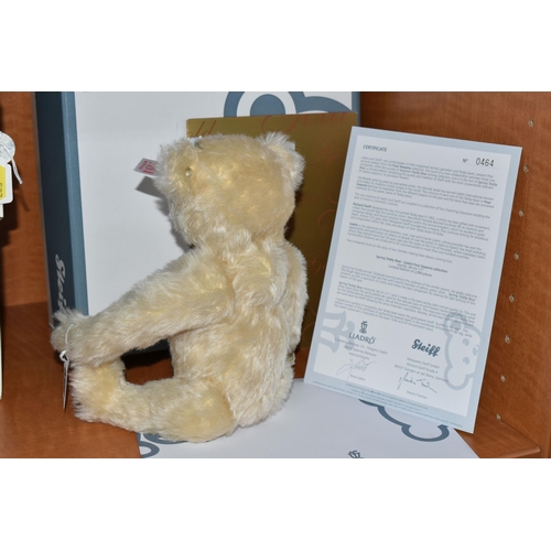 598 - A BOXED STEIFF LIMITED EDITION 'SPRING TEDDY BEAR - LLADRO FOUR SEASONS COLLECTION', no.677038, ltd ... 