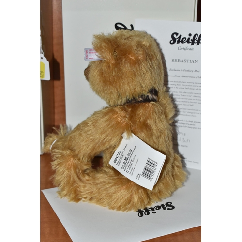 629 - A BOXED STEIFF LIMITED EDITION 'SEBASTIAN' TEDDY BEAR, EXCLUSIVE TO DANBURY MINT, 664793, ltd ed no.... 