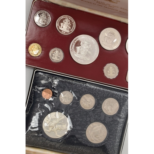 141 - A LARGE AND HEAVY CASE CONTAINING MIXED COINS, to include two small and one large coin album with Si... 