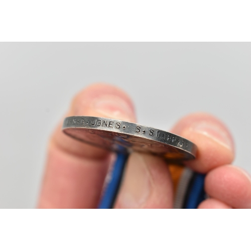 85 - ASSORTED MEDALS, to include a WWI service medal, awarded to '38433 PTE.S.D.JONES S.STAFF.R', with lo... 