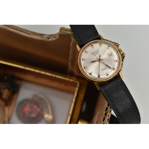 119 - A SELECTION OF COSTUME JEWELLERY AND WATCHES, to include nine wristwatches, including Sekonda, Timex... 