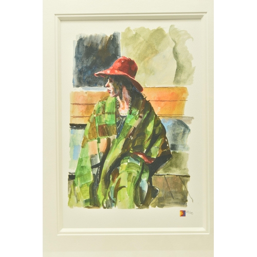 312 - ROBERT LENKIEWICZ (1941-2002) 'ELIZA MASSEY', a limited edition print from the Eliza Notebook portfo... 