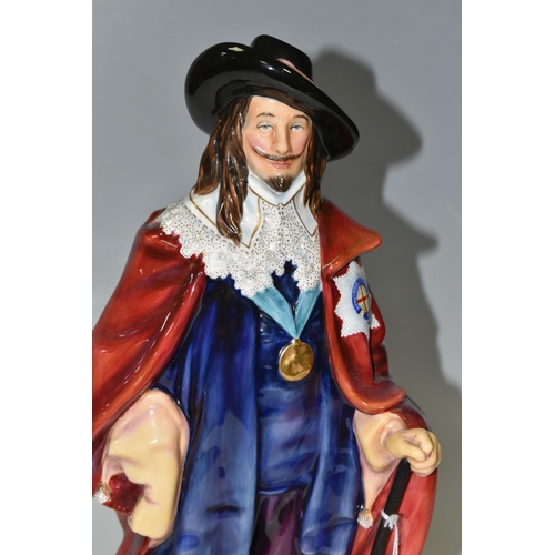 392 - A LARGE ROYAL DOULTON LIMITED EDITION PRESTIGE FIGURE 'KING CHARLES I', HN3459 No. 222 of 350 of the... 