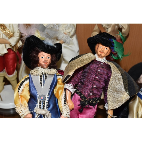 397 - A COLLECTION OF KING CHARLES I THEMED PUPPETS AND DOLLS, ETC, including Devereaux Models of Charles ... 