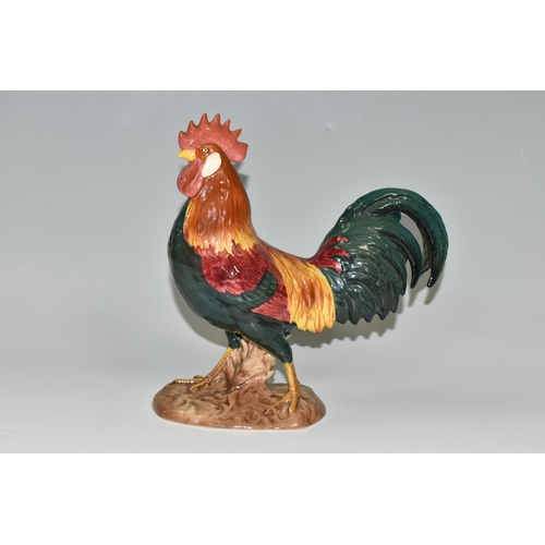 407 - A BESWICK 'LEGHORN' COCKEREL, impressed mark 1892, height 24cm (1) (Condition Report: no obvious dam... 