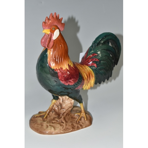 407 - A BESWICK 'LEGHORN' COCKEREL, impressed mark 1892, height 24cm (1) (Condition Report: no obvious dam... 