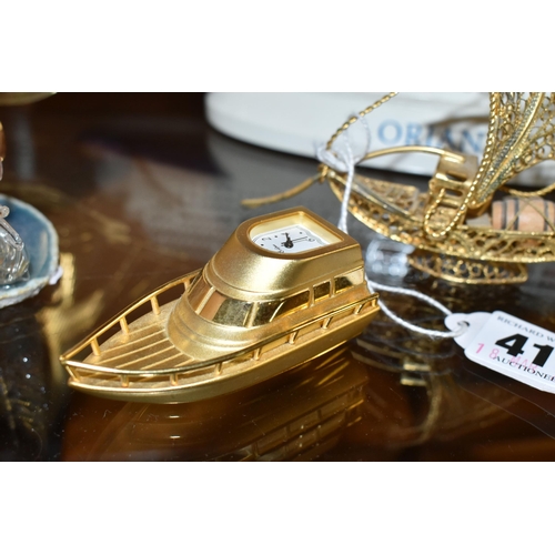 411 - A GROUP OF P&O CRUISES SOUVENIR CRUISE SHIPS, comprising Oriana, Artemis and Oceana, with applied in... 