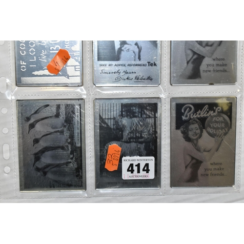 414 - A COLLECTION OF NINE 'BUTLINS' AND ZOO SOUVENIR PHOTOPRINTED POCKET MIRRORS, 8.8cm x 6.4cm, 1950s an... 