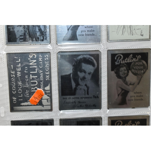 414 - A COLLECTION OF NINE 'BUTLINS' AND ZOO SOUVENIR PHOTOPRINTED POCKET MIRRORS, 8.8cm x 6.4cm, 1950s an... 