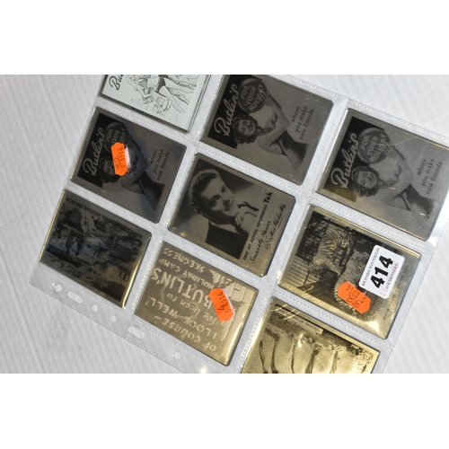 414 - A COLLECTION OF NINE 'BUTLINS' AND ZOO SOUVENIR PHOTOPRINTED POCKET MIRRORS, 8.8cm x 6.4cm, 1950s an... 