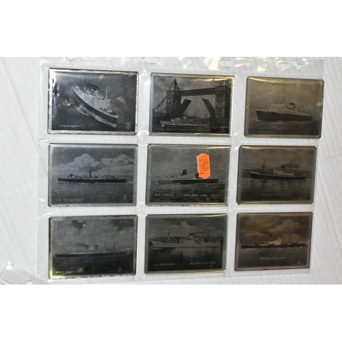 415 - A COLLECTION OF TWENTY VINTAGE AIRWAYS AND CRUISE LINER PHOTOPRINTED POCKET MIRRORS, comprising  S.S... 