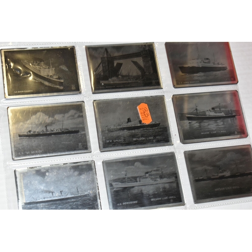 415 - A COLLECTION OF TWENTY VINTAGE AIRWAYS AND CRUISE LINER PHOTOPRINTED POCKET MIRRORS, comprising  S.S... 