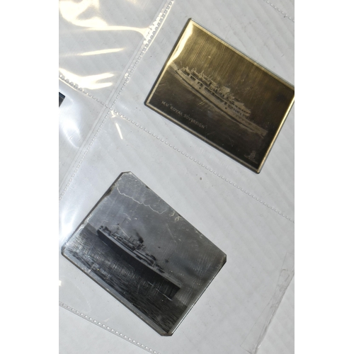 415 - A COLLECTION OF TWENTY VINTAGE AIRWAYS AND CRUISE LINER PHOTOPRINTED POCKET MIRRORS, comprising  S.S... 