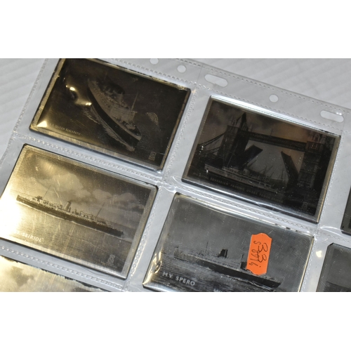 415 - A COLLECTION OF TWENTY VINTAGE AIRWAYS AND CRUISE LINER PHOTOPRINTED POCKET MIRRORS, comprising  S.S... 