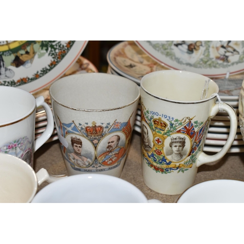 422 - A GROUP OF CERAMICS, to include two Price Kensington budgerigar vases, an S Fielding & Co beaker pri... 