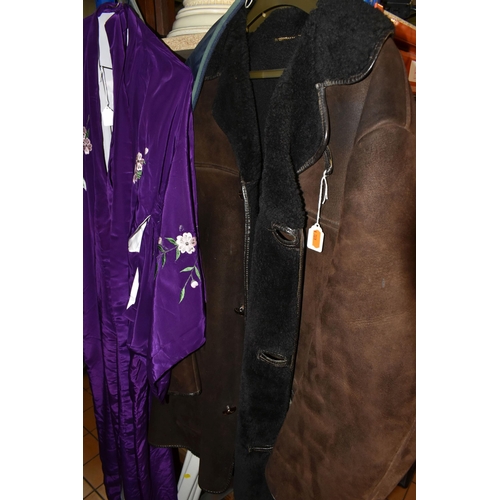 426 - FOUR BOXES AND LOOSE CERAMICS, GLASS, CLOTHING, ACCESSORIES AND SUNDRY ITEMS, to include Midwinter G... 