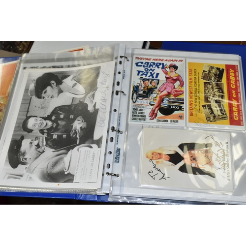 547 - CARRY ON' FILM EPHEMERA, A Large Collection of Photographs, Lobby Cards, Letters, Cartoons, etc from... 