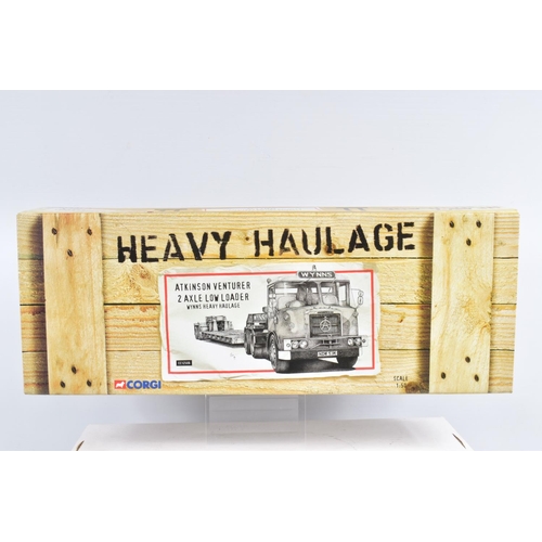 1 - THREE BOXED 1:50 SCALE CORGI HAULAGE MODELS, the first a classics Heavy Haulage Sunter Bros Ltd Scam... 