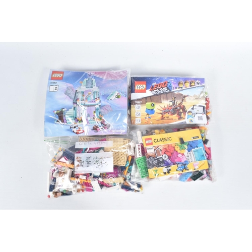 17 - A MIXED SELECTION OF ELEVEN LEGO SETS FROM VARIOUS COLLECTIONS, each individually sealed with some m... 