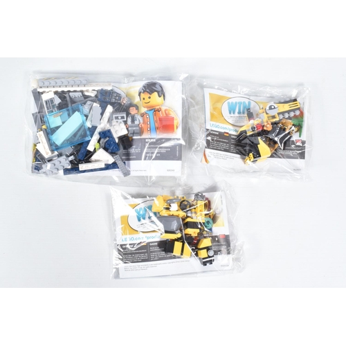 17 - A MIXED SELECTION OF ELEVEN LEGO SETS FROM VARIOUS COLLECTIONS, each individually sealed with some m... 