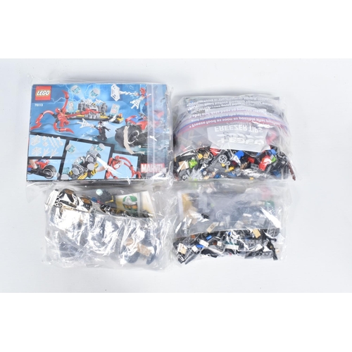 19 - A MIXED SELECTION OF EIGHT SUPERHERO LEGO SETS FROM VARIOUS COLLECTIONS, each individually sealed wi... 