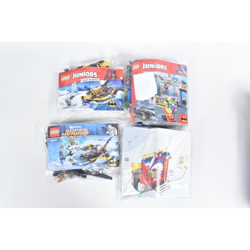 19 - A MIXED SELECTION OF EIGHT SUPERHERO LEGO SETS FROM VARIOUS COLLECTIONS, each individually sealed wi... 