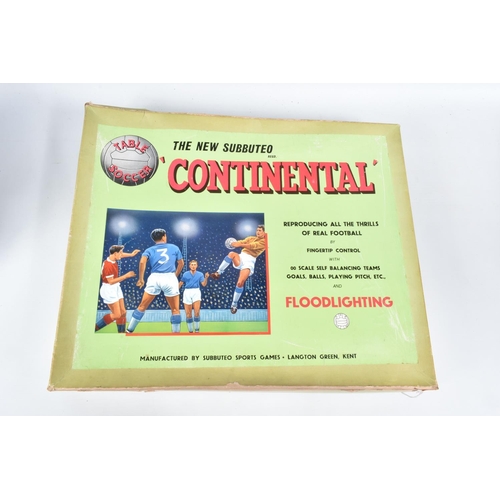 20 - A BOXED INCOMPLETE SUBBUTEO CONTINENTAL EDITION, but does contain both the earlier type of floodligh... 