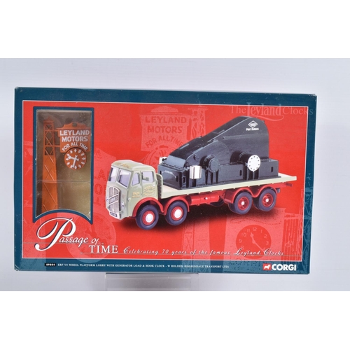 3 - SEVEN BOXED 1:50 SCALE CORGI HAULAGE MODELS, the first a limited edition Road Transport Heritage sil... 