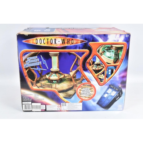 31 - THREE BOXED CHARACTER OPTIONS LTD DOCTOR WHO REMOTE CONTROLLED MODELS/ PLAYSET, the first an electro... 