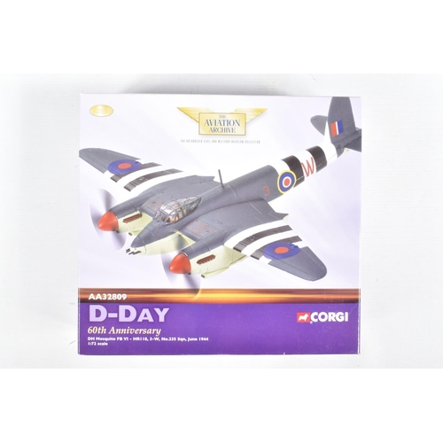 33 - THREE BOXED CORGI AVIATION ARCHIVE 1/72 SCALE LIMITED EDITION D-DAY 60TH ANNIVERSARY MODELS, Superma... 