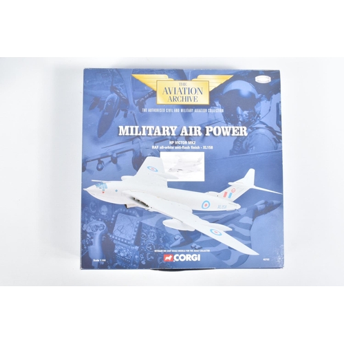 39 - FOUR BOXED CORGI CLASSICS AVIATION ARCHIVE 1/144 SCALE MILITARY AIR POWER MODELS, Lockheed C-121A Co... 