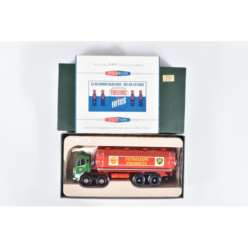 4 - EIGHT BOXED 1:50 SCALE DIECAST CORGI MODELS, the first is a Premium edition Fleets of Renown Ken Tho... 