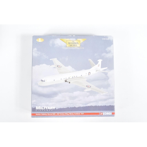 40 - FOUR BOXED CORGI CLASSICS AVIATION ARCHIVE LIMITED EDITION MILITARY AIR POWER MODELS, 1/144 scale Bo... 