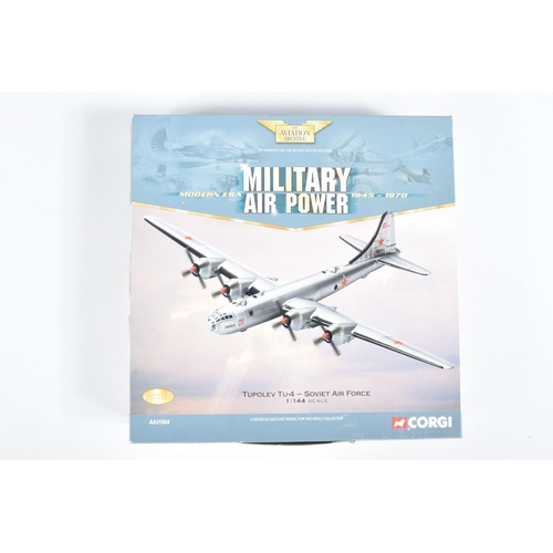 40 - FOUR BOXED CORGI CLASSICS AVIATION ARCHIVE LIMITED EDITION MILITARY AIR POWER MODELS, 1/144 scale Bo... 