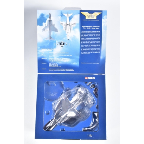 46 - FOUR BOXED LIMITED EDITION 1:72 SCALE JET FIGHT POWER CORGI AVIATION ARCHIVE DIECAST MODEL AIRCRAFTS... 