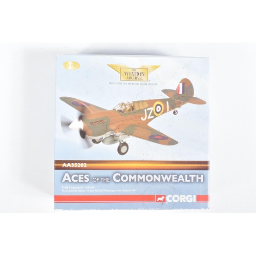 49 - FOUR BOXED 1:27 SCALE LIMITED EDITION CORGI AVIATION ARCHIVE DIECAST MODEL AIRCRAFTS, the first is a... 