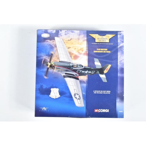 55 - SIX BOXED 1:72 SCALE LIMITED EDITION CORGI AVIATION ARCHIVE DIECAST MODEL AIRCRAFTS, the first is a ... 