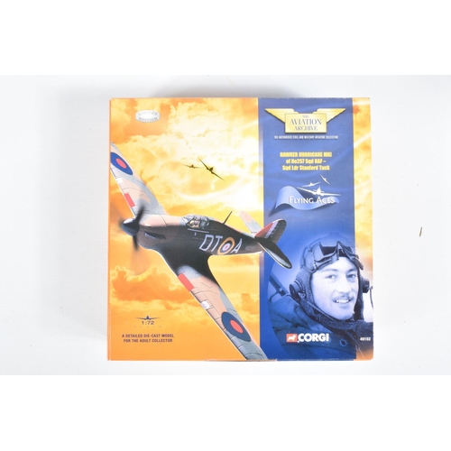 59 - SIX BOXED 1:72 SCALE LIMITED EDITION FLYING ACES CORGI AVIATION ARCHIVE DIECAST MODEL AIRCRAFTS, the... 