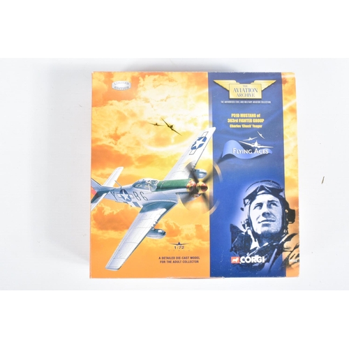 59 - SIX BOXED 1:72 SCALE LIMITED EDITION FLYING ACES CORGI AVIATION ARCHIVE DIECAST MODEL AIRCRAFTS, the... 