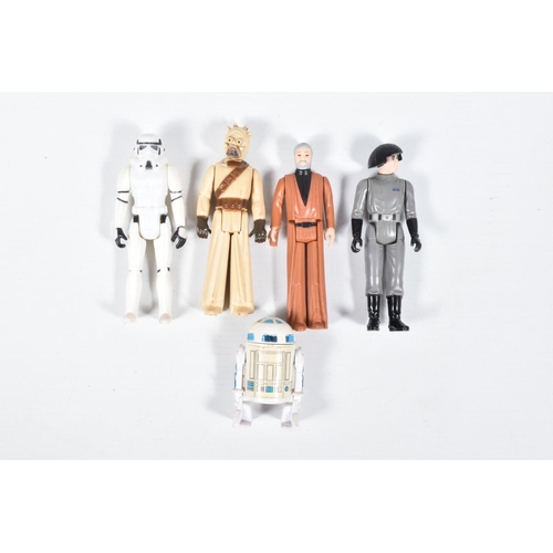 6 - A COLLECTION OF UNBOXED ORIGINAL STAR WARS FIGURES, to include a GMFGI 1977 Artoo-Detoo (R2-D2), wor... 