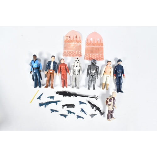 7 - A COLLECTION OF UNBOXED LFL STAR WARS THE EMPIRE STRIKES BACK FIGURES, to include a 1980 Bespin Secu... 