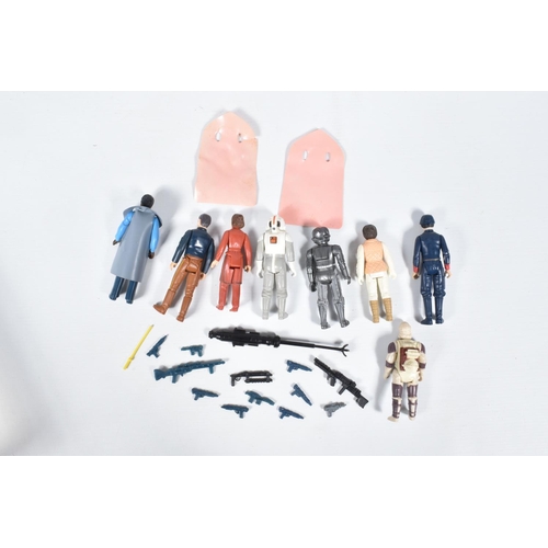 7 - A COLLECTION OF UNBOXED LFL STAR WARS THE EMPIRE STRIKES BACK FIGURES, to include a 1980 Bespin Secu... 