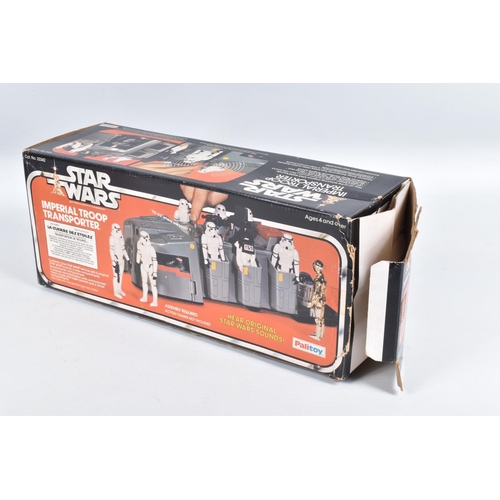 100 - A BOXED PALITOY STAR WARS IMPERIAL TROOP TRANSPORTER, no. 33342, Sellotape has been removed from bot... 